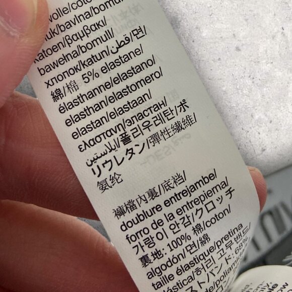 NEW Calvin Klein Black Spell Out Panties Size Large Logo Thong Underwear NWOT L‎ - Picture 10 of 10